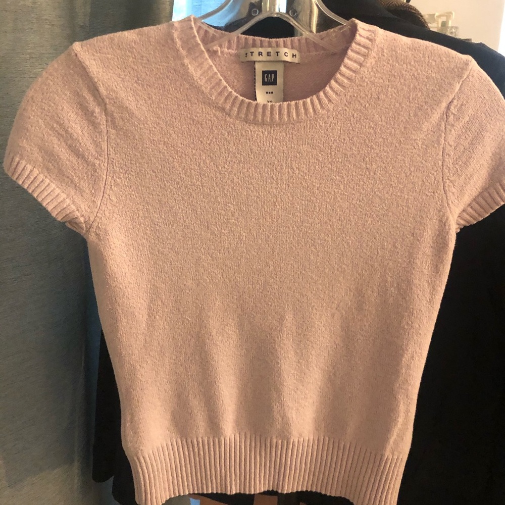 Cap sleeve sweater
